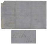 Robert E. Lee Signed Partial General Order No. 9, Bidding Farewell to His Army -- Lee Signs With His Rank of Genl